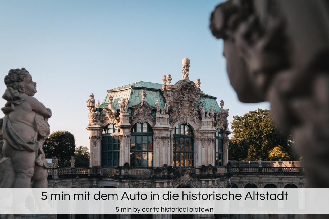 "Gruene Oase" - Naehe Altstadt - Garage - Ruhig - Nespresso Dresda Esterno foto