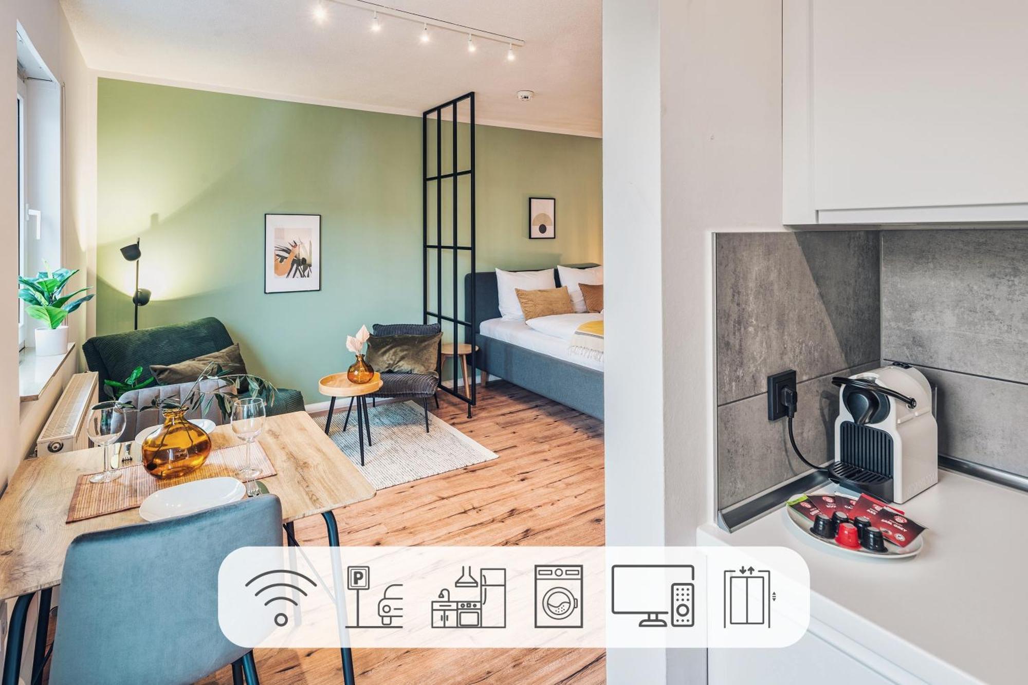 "Gruene Oase" - Naehe Altstadt - Garage - Ruhig - Nespresso Dresda Esterno foto